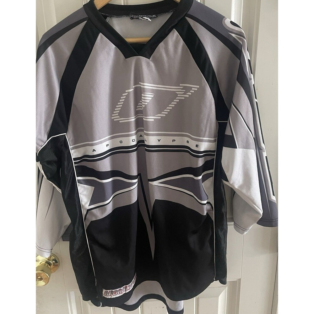 ONEAL RACING Mens Shirt Jersey Black Gray White APOCALYPSE SIZE XL